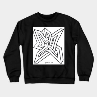 Dancing Inter-dimensional Star Brassy Baby Crewneck Sweatshirt